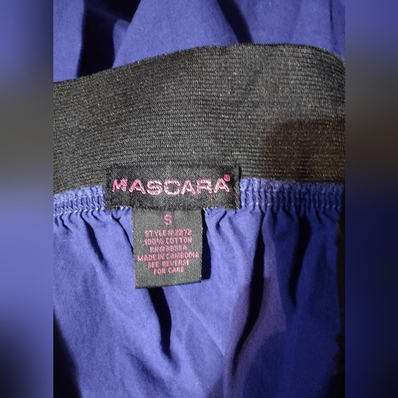 Mascara Royal Blue Mini Skirt with Pockets Sz S - Picture 5 of 6